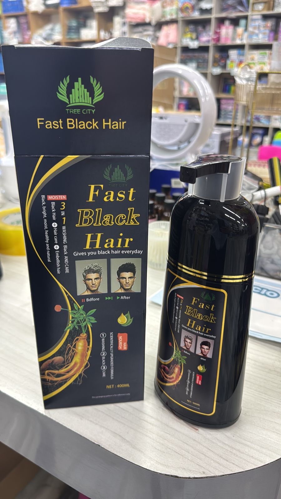 Vista 2 de Shampoo Tapa canas Original - Color: Rojo